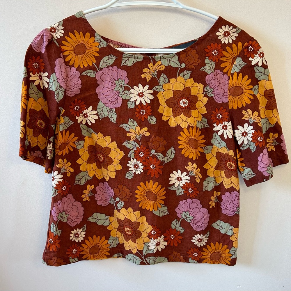 MODCLOTH x PRINCESS HIGHWAY Floral Top